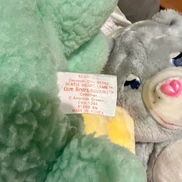 1983 & 1984 Plush Care Bears (Full set of 8) - Picture 2 of 2